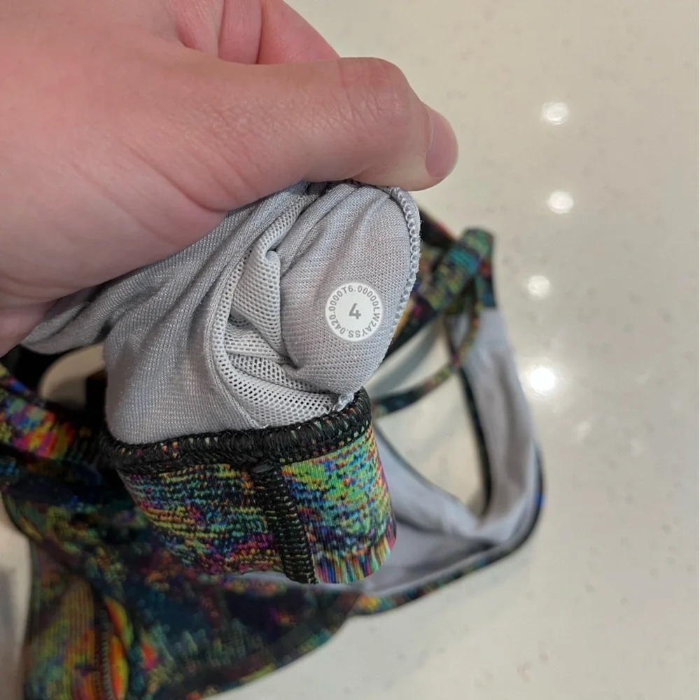 Lululemon Energy Bra in Glitch Tapestry Starlight Multi Size 4